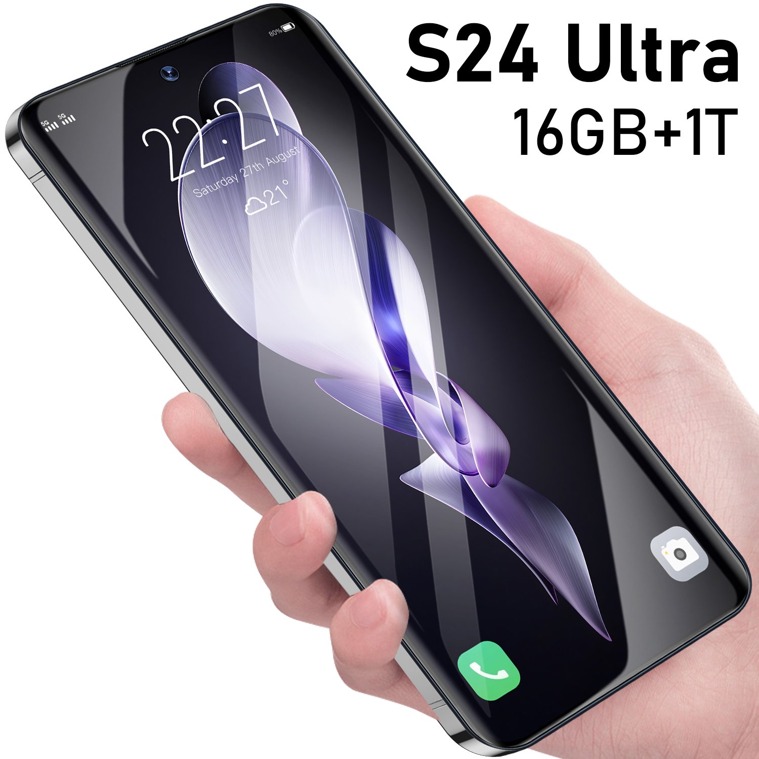 Mobiele Telefoon Smartphone S24 Ultra 16Gb + 512Gb Smartphone 7Inch Ontgrendeld Dual Card 5G Telefoons Android 13.0 Mobiele Tele
